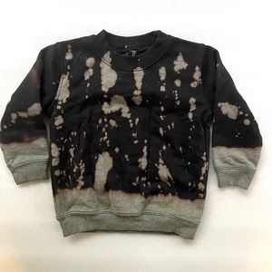 Pixie Lane Crewneck Acid Wash Pullover